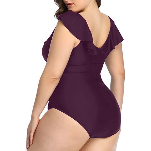 Women's Wrap Front One-Piece Swimsuit with Tummy Control 2