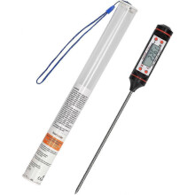 (As show, One size) Kötttermometer - Kökssond för exakt tillagning av köttdeg - Termosond med temperatur på LCD-skärm