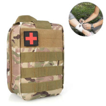 (As show, Black) Trousse de premiers secours, sac tactique d'urgence, sac médical, trousse de voyage