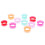 Silicone Double Flared Ear Gauge Expander 14mm 10 Pcs 2