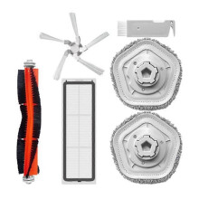 (As show, One size) Kompatybilny robot odkurzający W10 W10 Pro z samoczyszczącym mopem, główna szczotka boczna, filtr HEPA,