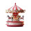 Acrylic Carousel Pendant with Rope for Keys or Decor 1