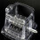 Household Manual Ice Crusher Transparent Multi-Purpose Hand Shaved Ice Machine, Shaved Ice Machine, Black 4