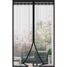 (As show, One size) Moustiquaire magnétique de porte, rideau anti-moustiques avec fermeture magnétique, sans perçage, pour