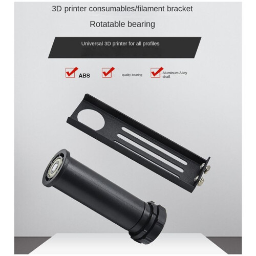3D Printer Filament Holder Spool Support Compatible ABS/PLA /PETG/TPU 3D Printer Material Rolls Can Rotate Fixed Device 1