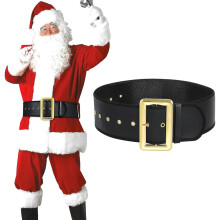 Ceinture de Noël Jasgood pour adultes, ceinture pirate noire pour hommes et femmes, accessoire de déguisement