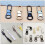 ROSENICE Metal Zipper Pull Tab Rectangular Heavy Duty 8