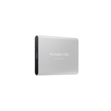 (sliver, 4TB) Przenośny zewnętrzny dysk twardy SSD do laptopa, komputera stacjonarnego