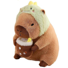 Capybara-Plüschkissen, niedliches Capybara-Kuscheltier, weiches Capybara-Plüschtierkissen, Capybara-Kuscheltier,