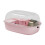 Hamster Cage Open-Top Enclosure for Small Animals Pink 4