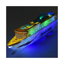 Electric Ocean Liner Cruise Ship Toy Flashing Musical Kids Educational Model