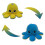 Wendbare Oktopus-Puppe – Doppelseitiges Flip-Plüschtier Toya 1
