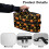 Handheld Garment Steamer Case Pumpkin Pattern Bag Only 5