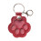 Leather Cat Paw Keychain with Fur Compartment for Pet Ashes 1