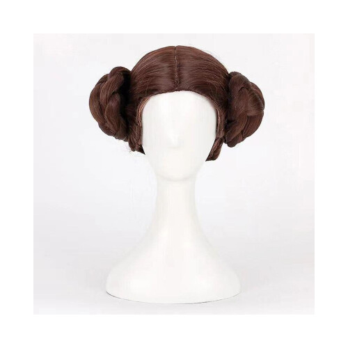Chignon Princesse Leia pour cosplay adulte