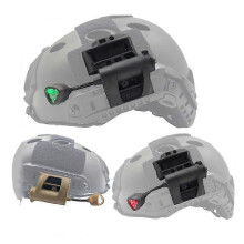 (As show, Yellow brown) Luce tattica per casco con 3 modalità, torcia a LED per illuminazione notturna all'aperto.