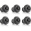 (As show, One size) 6 pezzi - Tappi per pompa a vuoto - Grigio 1