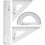 (As show, One size) 4 Pack Math Geometry Tool For Students, Draftsman, Engineers, Design, Graphic, Examination, Math Or Painting 1