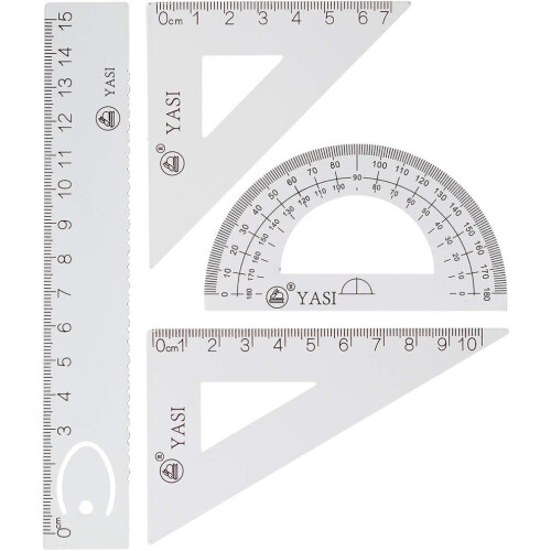 (As show, One size) 4 Pack Math Geometry Tool For Students, Draftsman, Engineers, Design, Graphic, Examination, Math Or Painting