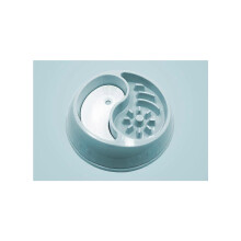 (As show, One size) Gamelle anti-glouton pour chien, 2 en 1 (eau et nourriture), antidérapante, idéale pour les chiens qui