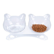 (As show, One size) Gamelle surélevée en acier inoxydable pour chien et chat, 15 cm, inclinée et convexe, antidérapante