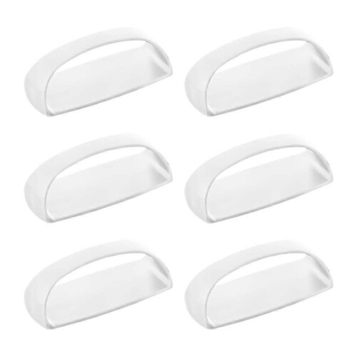 (As show, One size) 6 Pack Self-Stick Instant Cabinet Handle Pulls Drawer Pull Helper with Adhesive Sliding Door Handle Stick On Handle 6pcs/Set