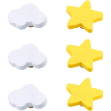 (As show, One size) Poignées de tiroir en caoutchouc souple en forme de dessin animé pour enfants (filles et garçons), lot