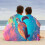 Beach Towel Super Lightweight Colorful Sandproof 3