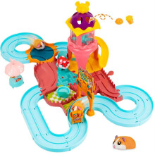 Hamster-Rennbahn-Spielset für Kinder, elektrisches Hamster-Spielzeug, pädagogisches Geschenk für Kinder