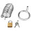 Blue Line Prisoner Spring Metal Chastity Cage 3