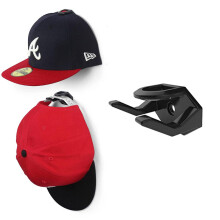 Crochets muraux pour chapeaux - Porte-chapeaux adhésif pour casquettes de baseball, présentoir à chapeaux