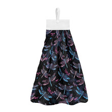 Galaxy Dragonfly Kitchen Towels 2 Pcs Snap Button