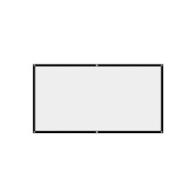 150 Inch Hd Projection Screen Anti-crease With Hanging Hole Outdoor Indoor Use-size: 120 Inch/150*265