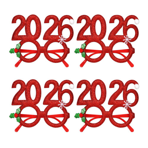Snowflake Headband Set 2026 Christmas Party Accessory 4 Pcs 1