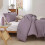 Boho Comforter Set Full Size Dusty Purple 3 pcs 6