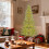 Pre-Lit Artificial Christmas Tree with LED Lights 59.1 Inch 7