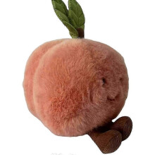 Peluche Pêche - Adorable poupée de dessin animé, cadeau idéal pour les fêtes