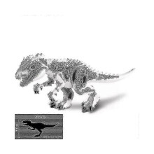 Set di costruzioni di dinosauri giurassici - Figure di T-Rex, Quetzalcoatlus e Spinosaurus