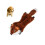 Squeaky Fox Plush Toy for Medium to Large Dogs - Bite-Resistant and Fun 1