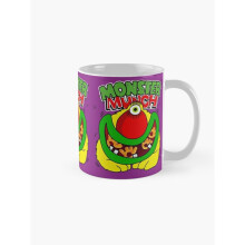 Mok van 325 ml met Monster Munch-motief, ingemaakte ui, keramische koffiemok, grappig, origineel cadeau