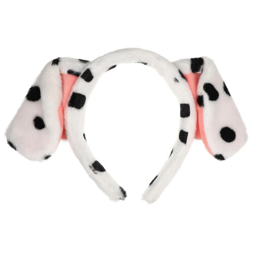 Cerchietto con orecchie da cane da cartone animato, orecchie da dalmata, accessorio per capelli per