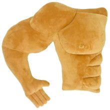 Coussin de corps en forme de bras d'homme musclé, coussin câlin pour petit ami, côté droit