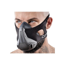 Masque respiratoire d'entraînement Coher pour hommes et femmes - Niveaux de résistance réglables - Augmente