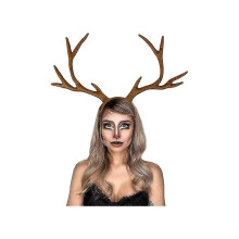Serre-tête de Noël avec bois de renne ajustables, style orignal, pour cosplay.