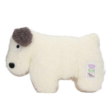 Minimalistische pluche hond in cartoonstijl - Zacht en multifunctioneel knuffeldier voor de slaapkamer