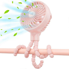 (As show, One size) Kinderwagenventilator mit flexiblem Stativclip für Babys