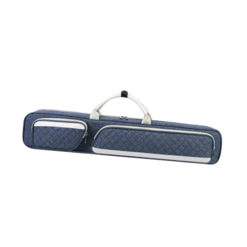 Pool Cue Bag Anti-Scratch Organizer with Blue Design 1
