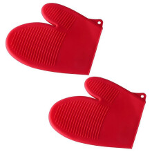 (As show, One size) Maniques de cuisine en silicone - Dessous de plat souples et résistants pour le four - Accessoires de
