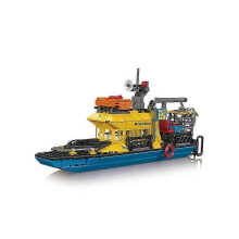 (As show, One size) Creative And Interesting Small Underwater Exploration Boat Building Blocks Bricks Christmas Toys