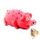 Squeaky Pig Hundleksaker, Som Oinkar Grunts, Slitstarka Leksaker 1